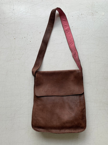 einmalige Handtasche shoulder bag brown rosé