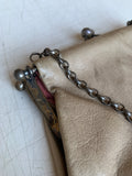 einmalige Handtasche silver chain grey-rosé