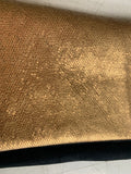 einmalige Handtasche clutch gold-black